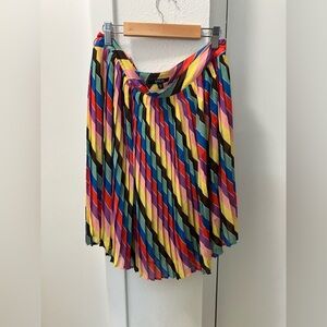 Guess Sparkly Colorful Striped Women's Skirt